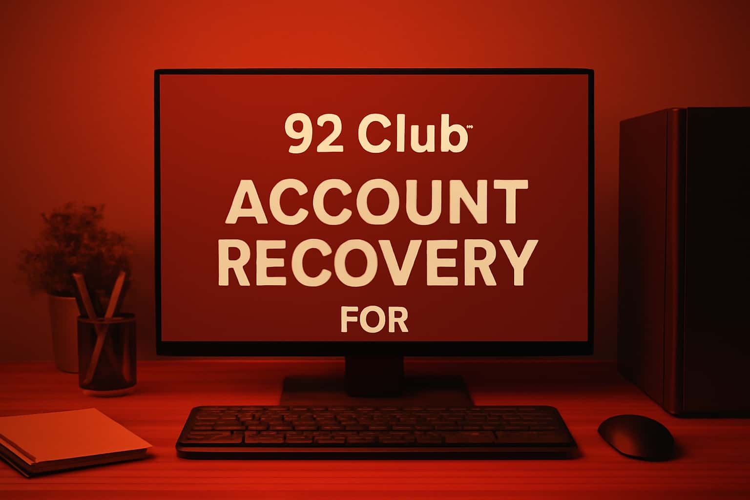 Image depicting the recovery process for 92 Club accounts.