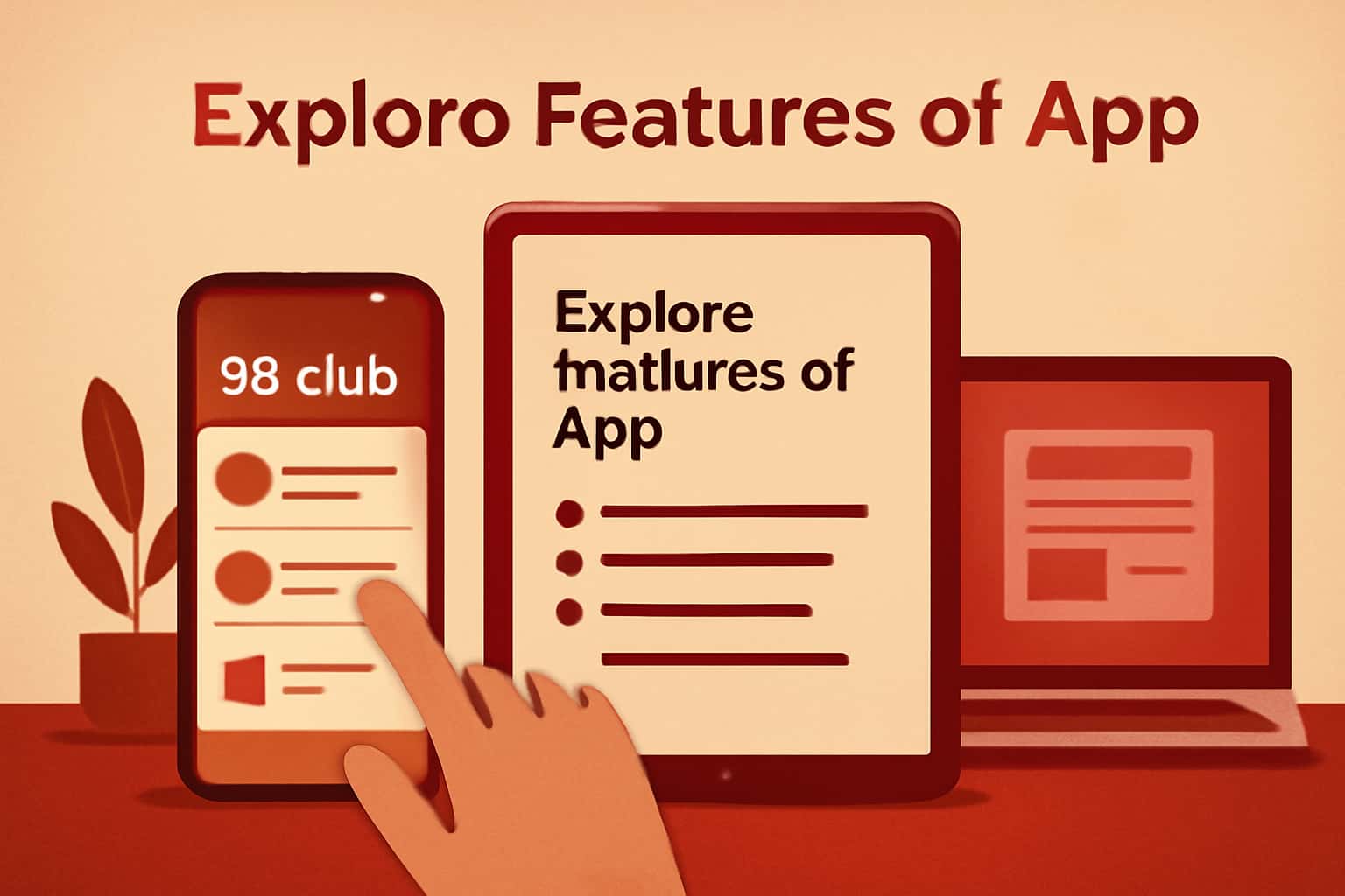Informational scene about the 92 Club app features and functionalities.