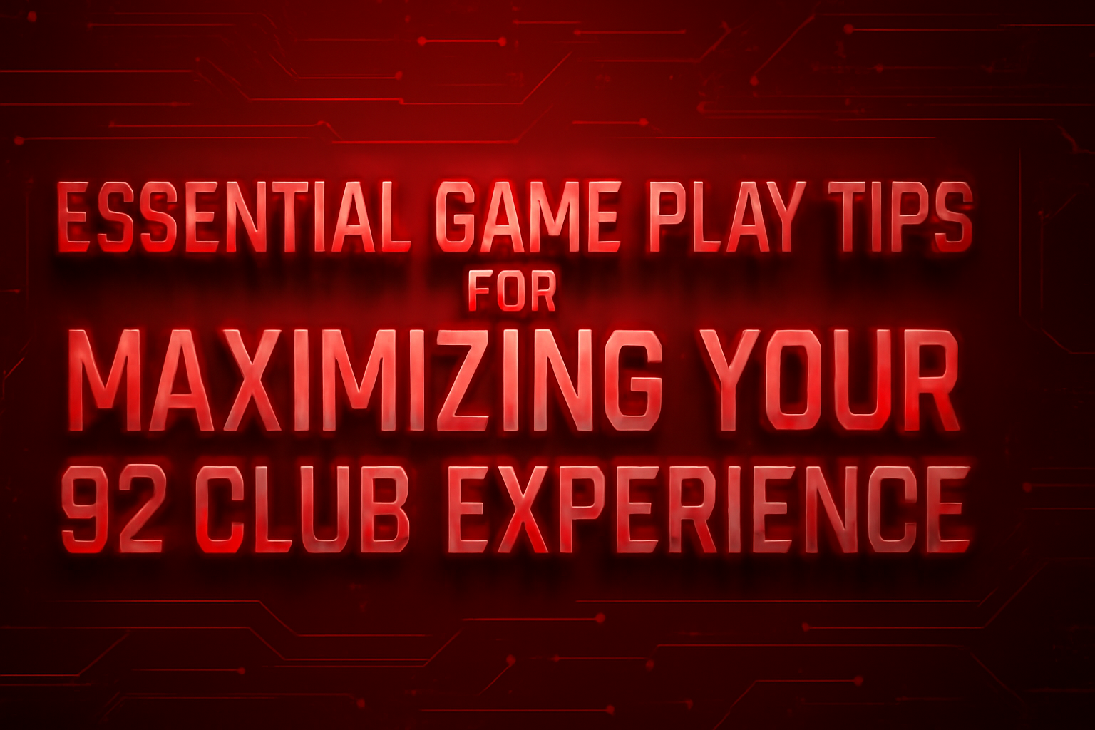 A neutral scene illustrating account security tips for 92 Club.