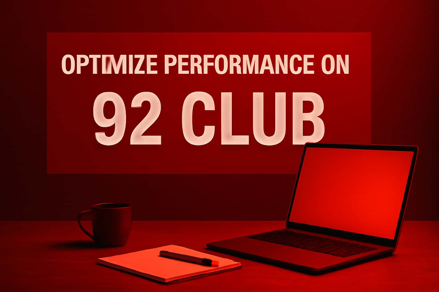 Informational scene regarding optimizing performance on 92 Club.