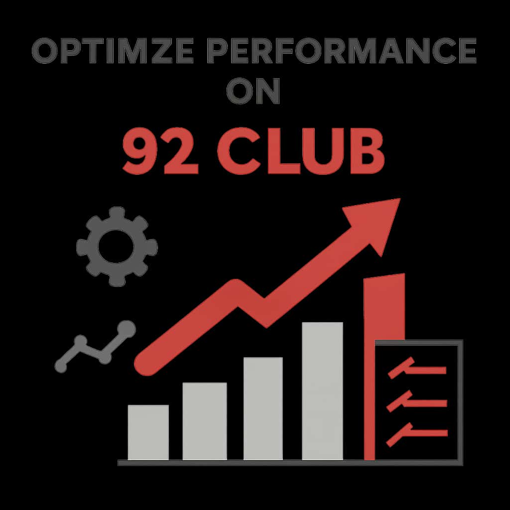 Illustration demonstrating performance optimization methods for 92 Club.