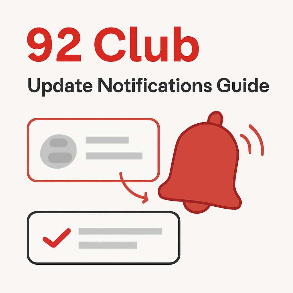 An educational diagram related to 92 Club Update Notifications Guide.