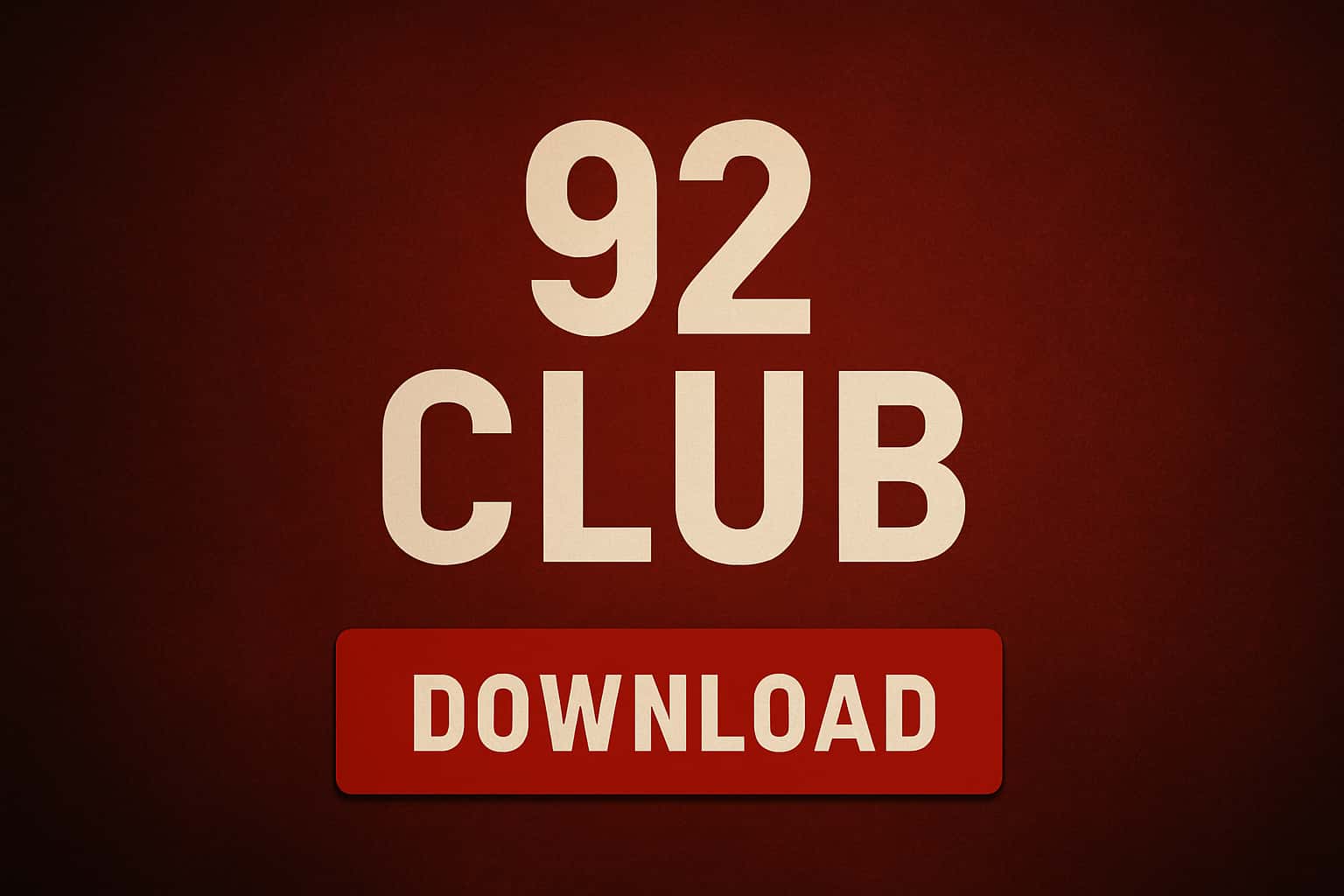 Visual representation of the process to download the 92 Club app.