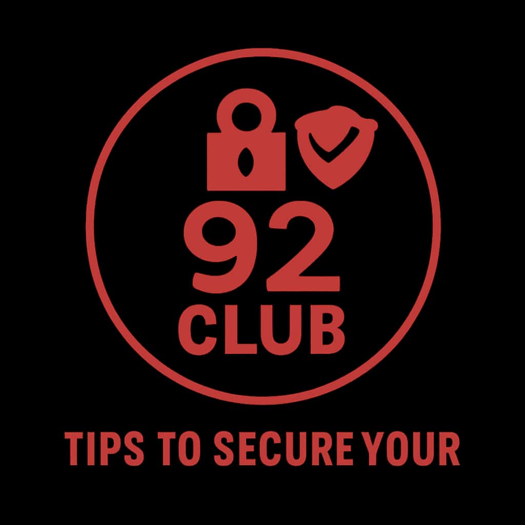 An icon symbolizing account security for the 92 Club.